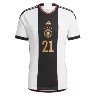 Camiseta Alemania Ilkay Gundogan #21 Primera Equipación Replica Mundial 2022 mangas cortas